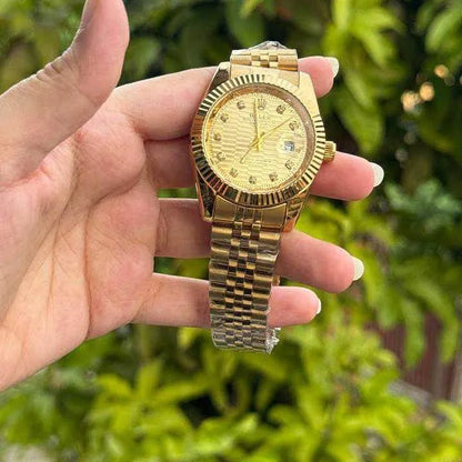 Luxury Stainless Steel Rolex Wristwatch - Oraflor