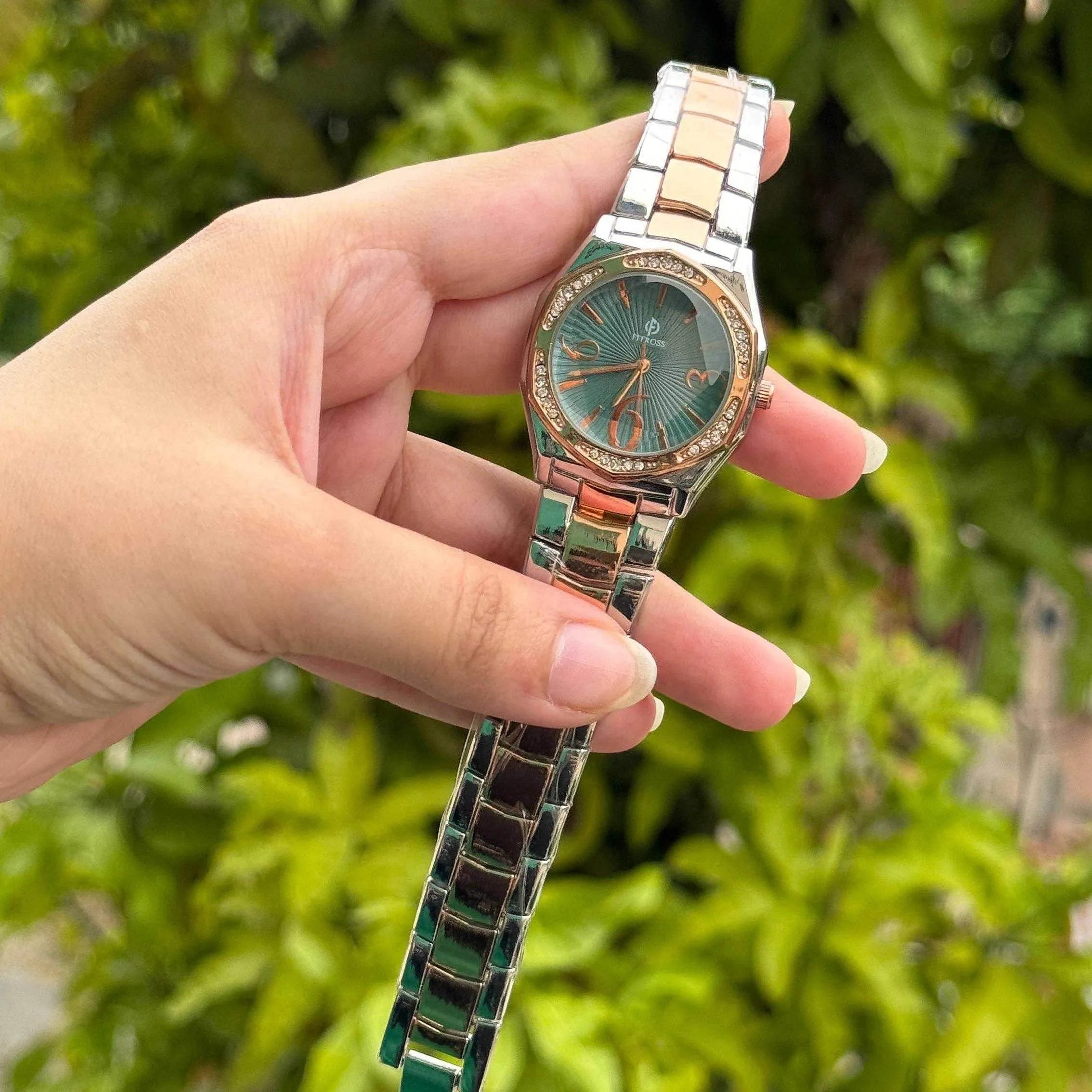 Fitross Elegance Series – Crystal Bezel Timepieces - Oraflor