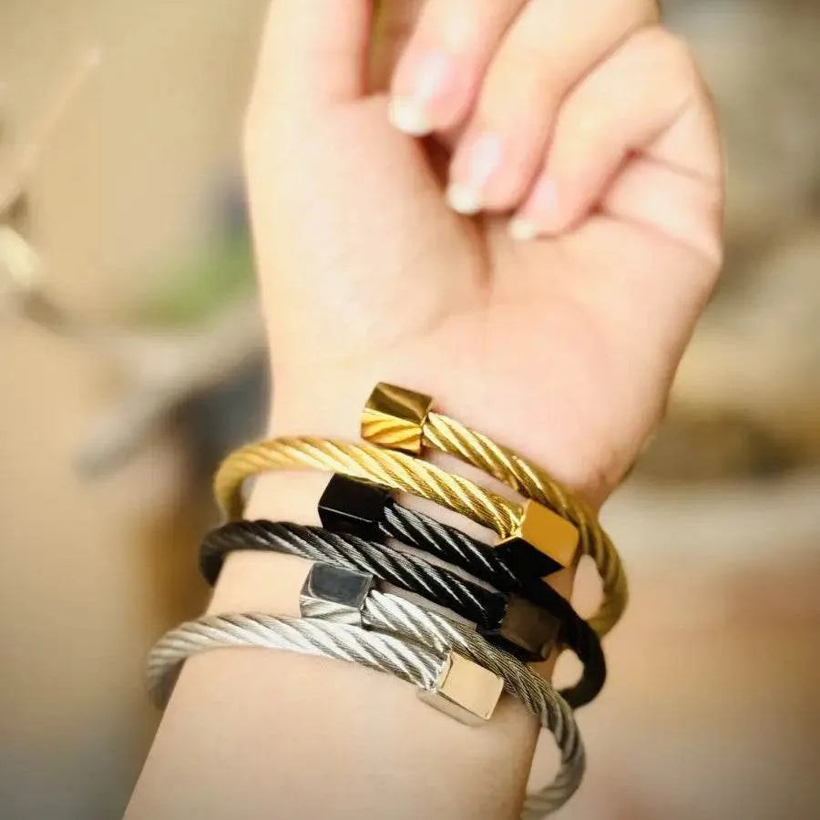 Cuff Bangle Bracelets - Oraflor