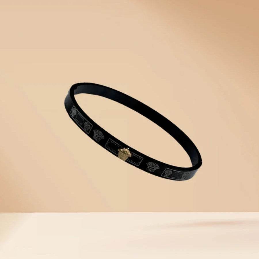 Designer Luxury Black Bangle Bracelet - Oraflor