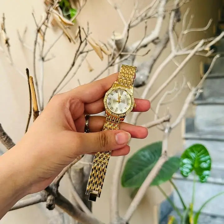 Fitross Celeste Charm Golden Watch