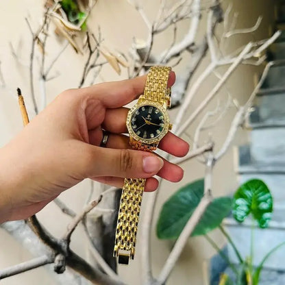 Fitross Celeste Charm Golden Watch