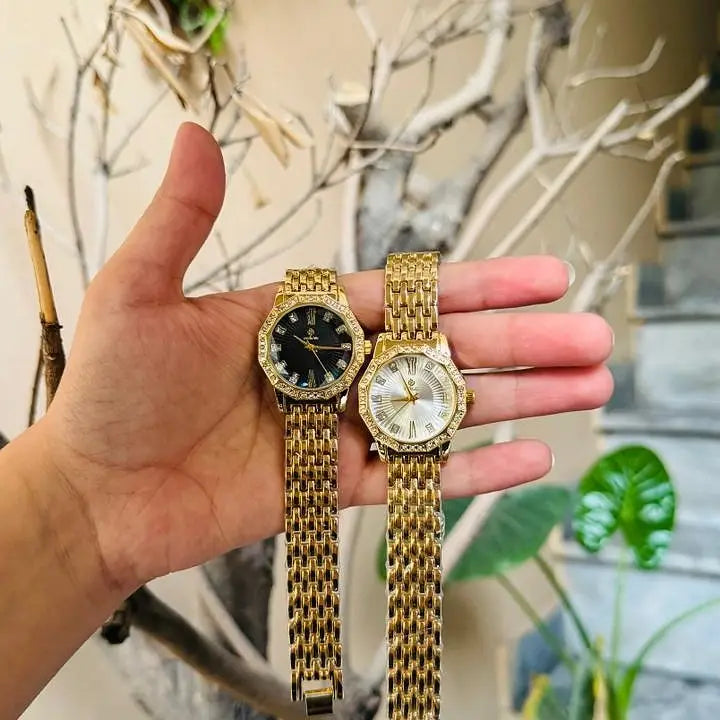 Fitross Celeste Charm Golden Watch