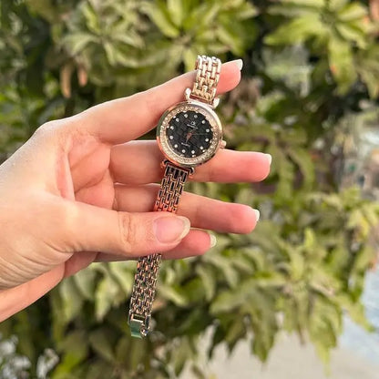 Ck Rose Gold Chain Watch