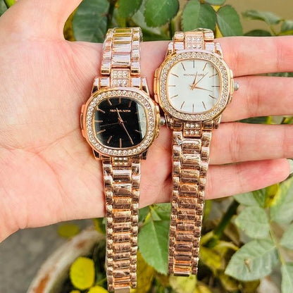 Rose Gold Michael Kors Square Dial