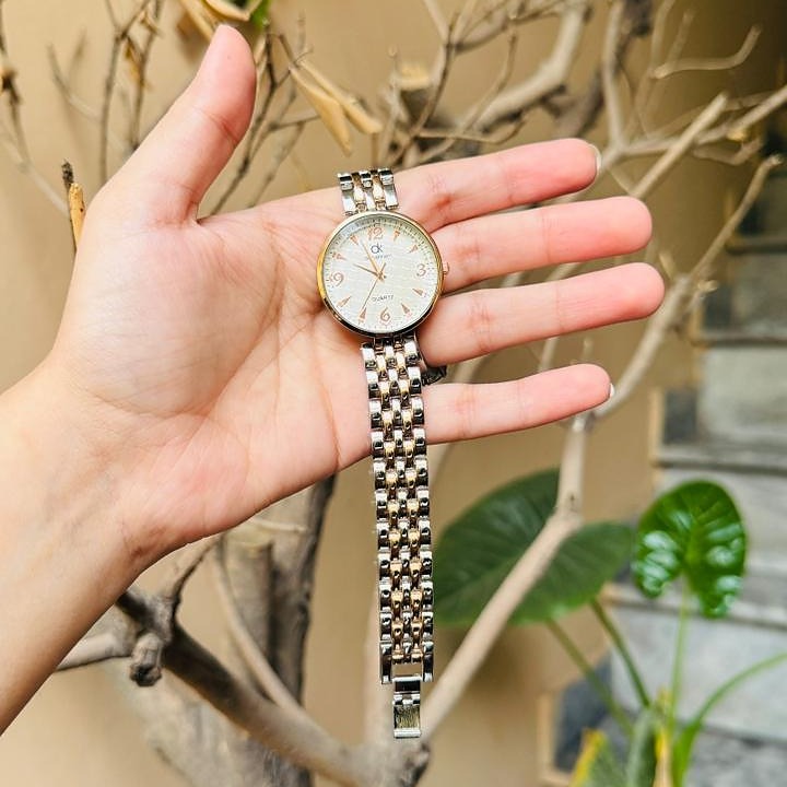 Ck Silver Gold Tone Watch