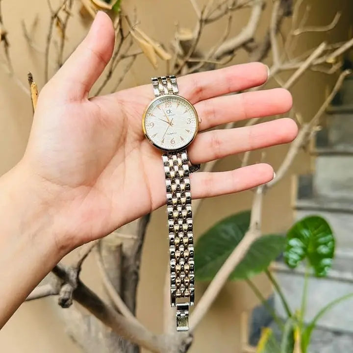 Ck Silver Gold Tone Watch