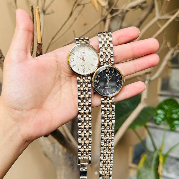 Ck Silver Gold Tone Watch