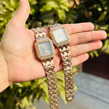 Fitross Square Dial Rose Gold