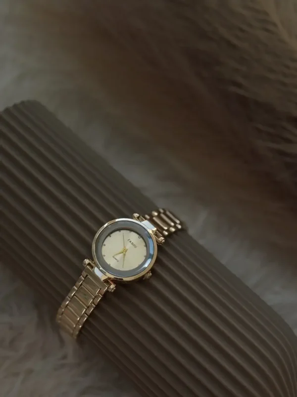 simple gold watch