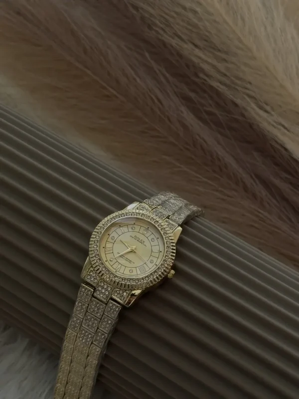 golden dial rolex watch